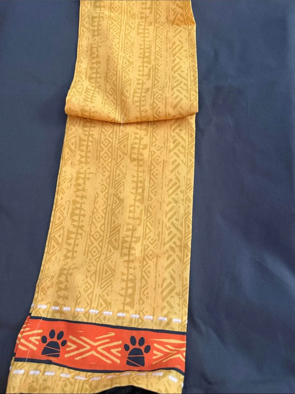 Disney kitchen Towel with Lion Paw Design - Yellow orange new
